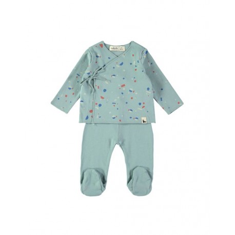 Jubon+Polaina Sardinas Aqua 0M