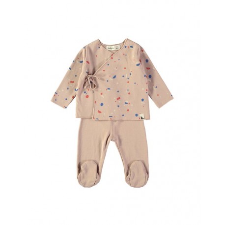 Jubon+Polaina Sardinas Rosa 0M