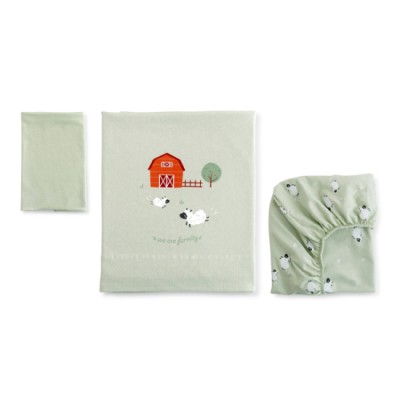 Sábanas 3 pzas Cuna Funny Farm