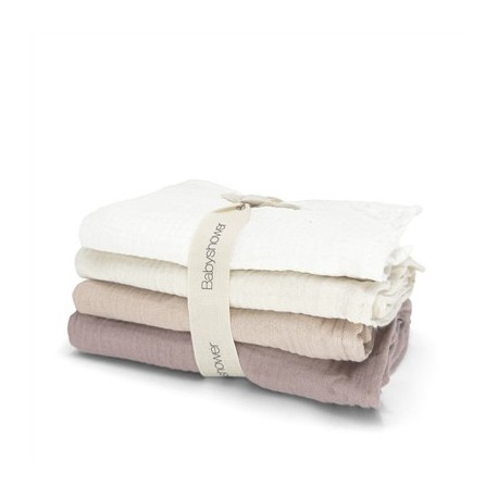 Pack 4 Muselinas Colors Nude