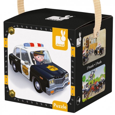 Puzzle Coche Policia