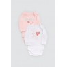 Body BebePack de 2 M/L Niña 0M