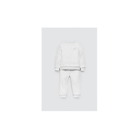 Conjunto Bebe M/L 6M Gris