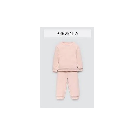 Conjunto Bebe M/L 3M Rosa