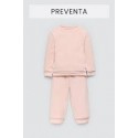 Conjunto Bebe M/L 6M Rosa