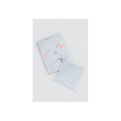 Conjunto Manta y Doudou Azul