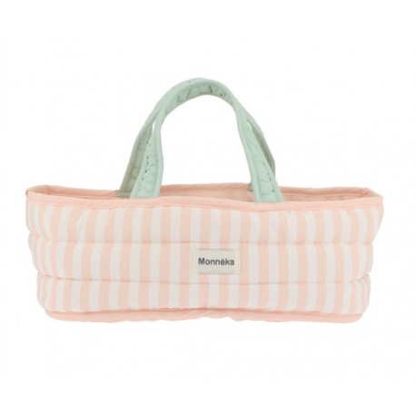 Capazo Muñecas Rayas