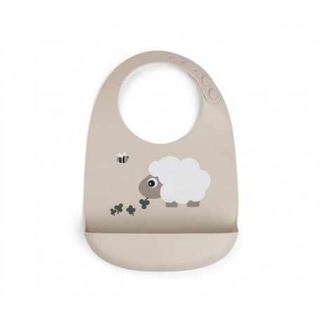 Babero Silicona Sheepy Sand