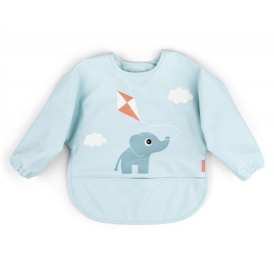 Sleeved Bib Playground Blue