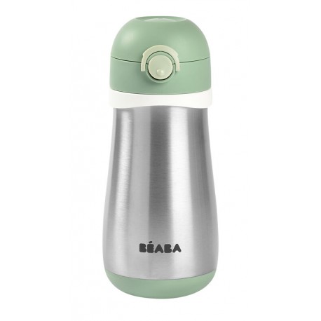 Taza Pajita 250 ml Inox Verde
