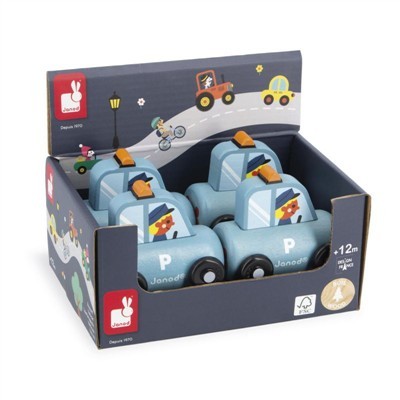 Coche de Policia Madera