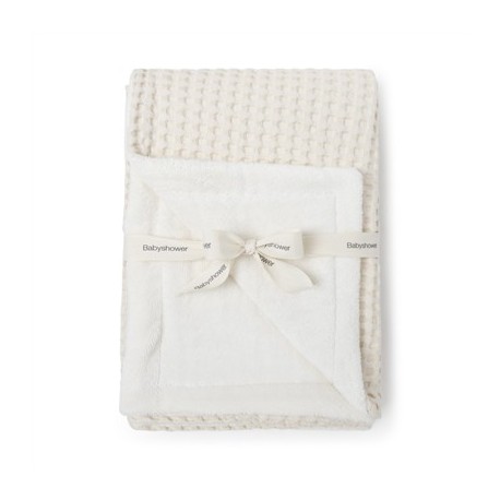 Manta Primavera Gofre Vainilla