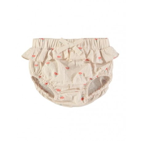 Culotte 9M Poppies Ecru