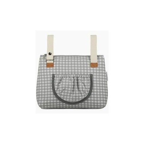 Bolso Wander Checks Gris
